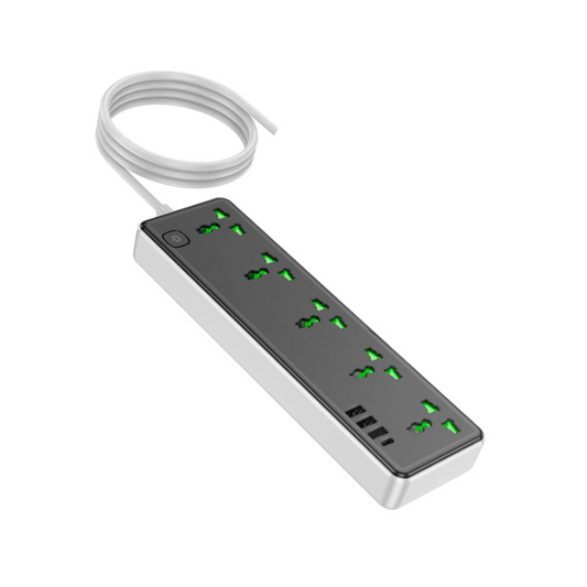Hoco Power Strip 2M Cord with Uk Plug