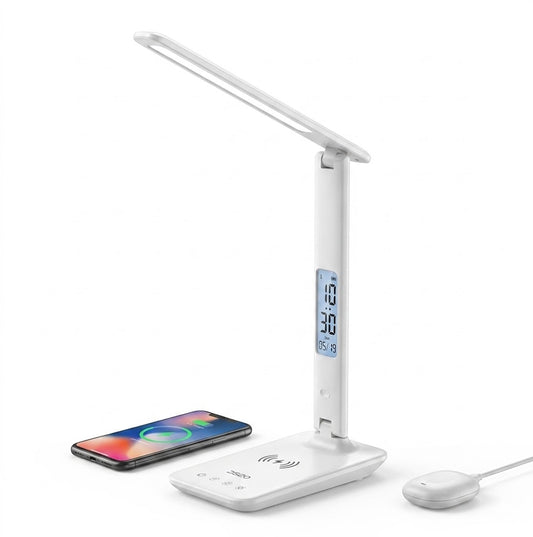 Desk Lamp With Wireless Charger- Yesido