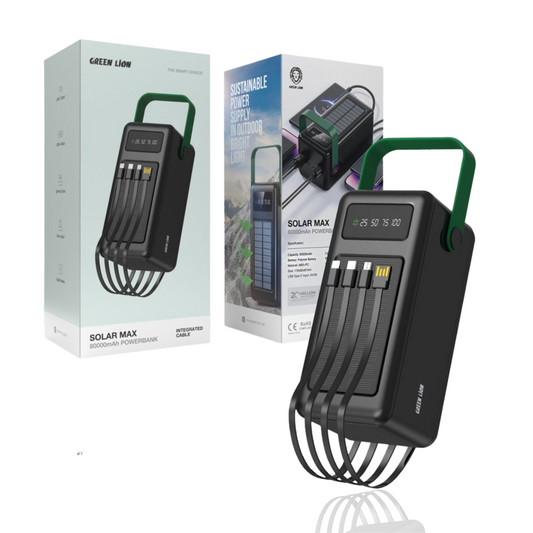 Green Lion Multi-Port Solar 80000mAh Power bank