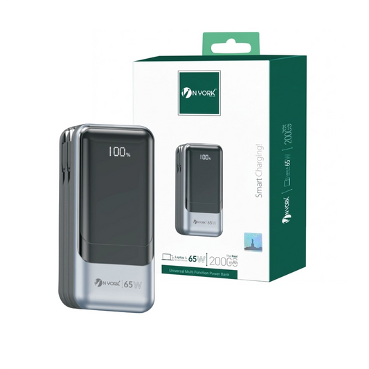 N York 65W 20000mAh Universal Power Bank for Laptop & Smart Device