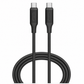 Cable TYPE-C To TYPE-C 2M PVC- Green lion