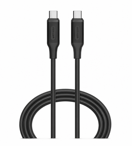 Cable TYPE-C To TYPE-C 2M PVC- Green lion