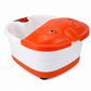 Foot massager with heat and bubble therapy