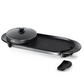 Electric BBQ Grill Baking Pan& Double Hot Pot