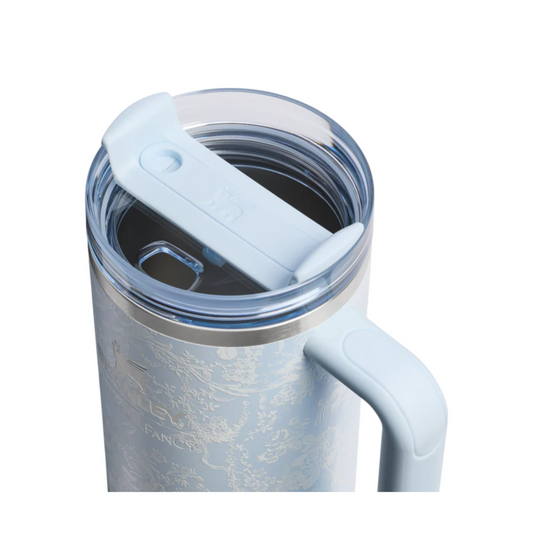 ستانلي هوليداي كوينشر H2.0 فلو ستيت تامبلر سعة 40 أونصة – توسكانا تويل ألباين بلو