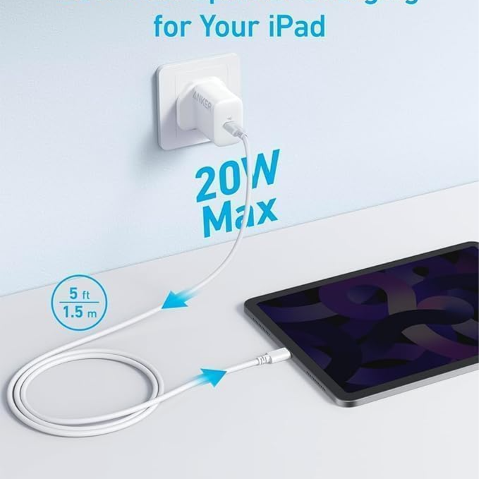 Anker Select 20W Fast Charger With Usb-C Cable