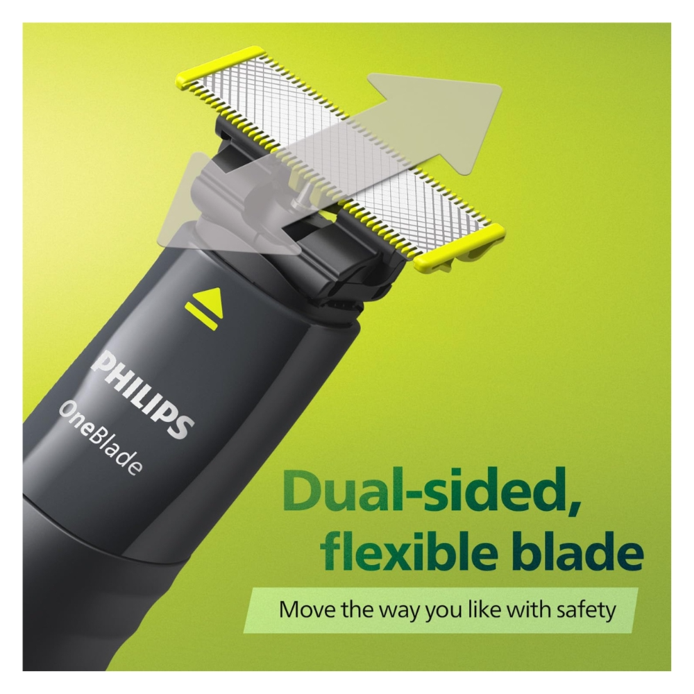 Philips OneBlade Face Hybrid Trimmer & Shaver for Men (QP1424/10)