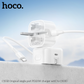 Hoco 20W USB-C Fast Charging Adapter with UK Plug