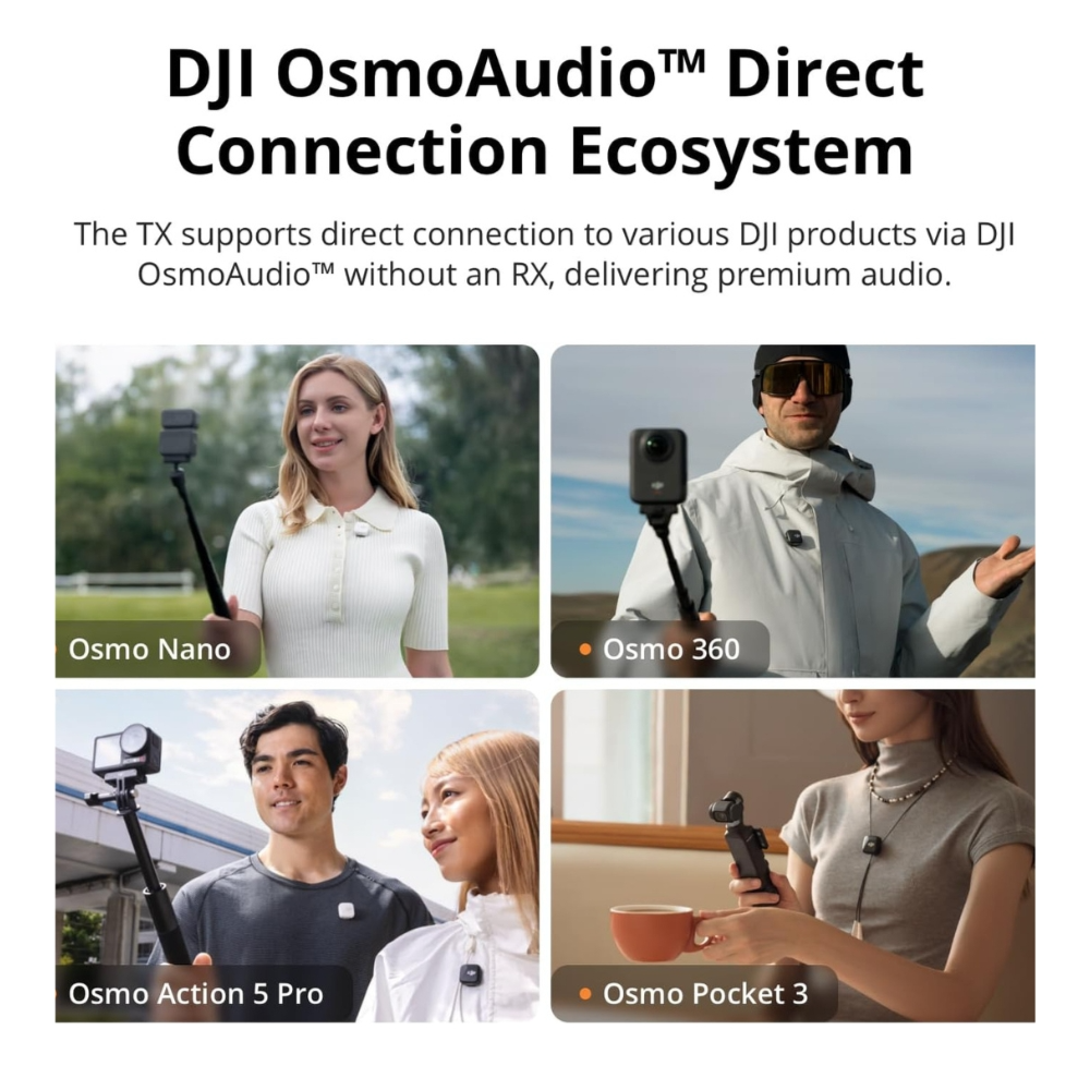 DJI Mic Mini Wireless Lavalier Microphone