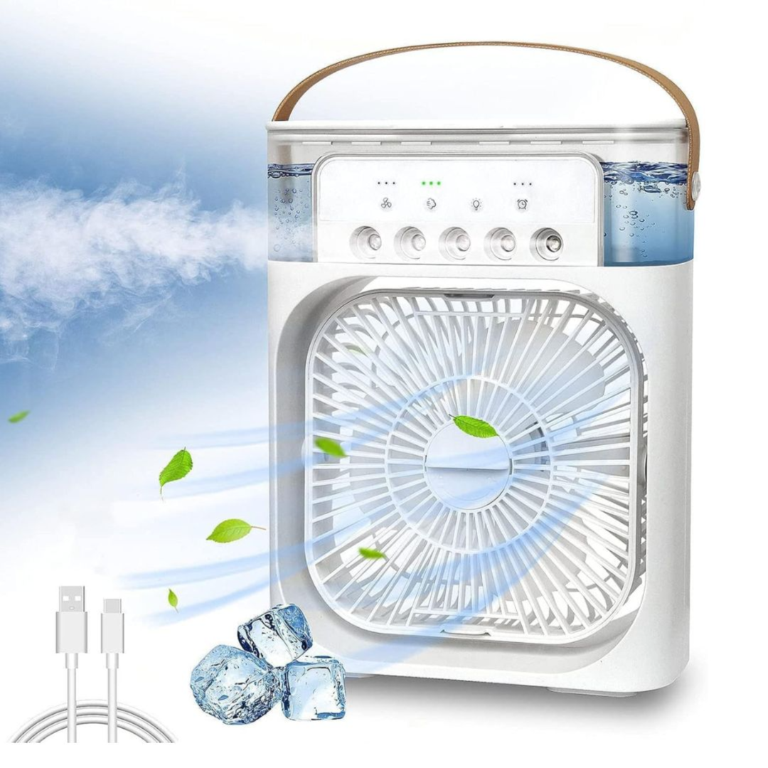 Portable Air Cooler Fan with Spray Mist