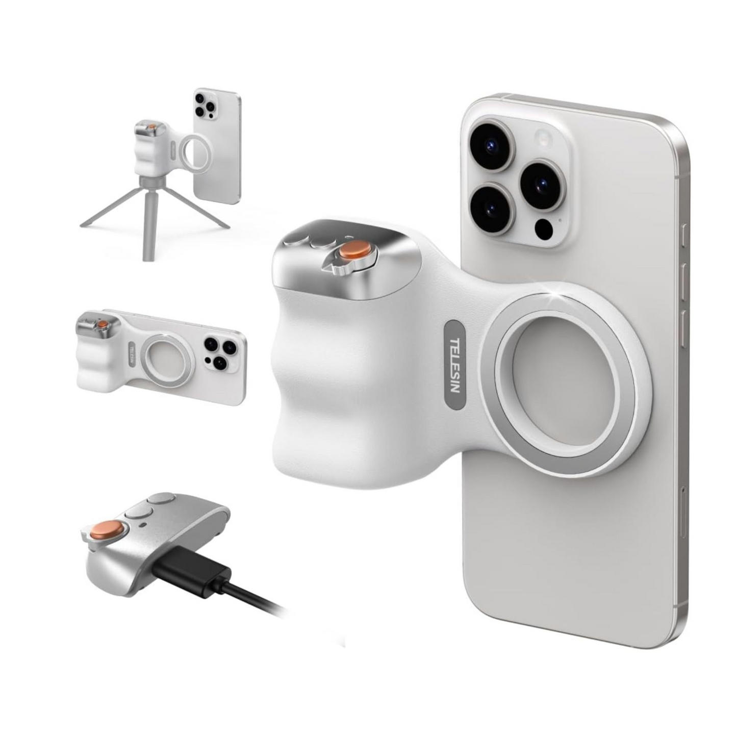 Telesin Fun Shot Magnetic Camera Grip With Wireless Shutter