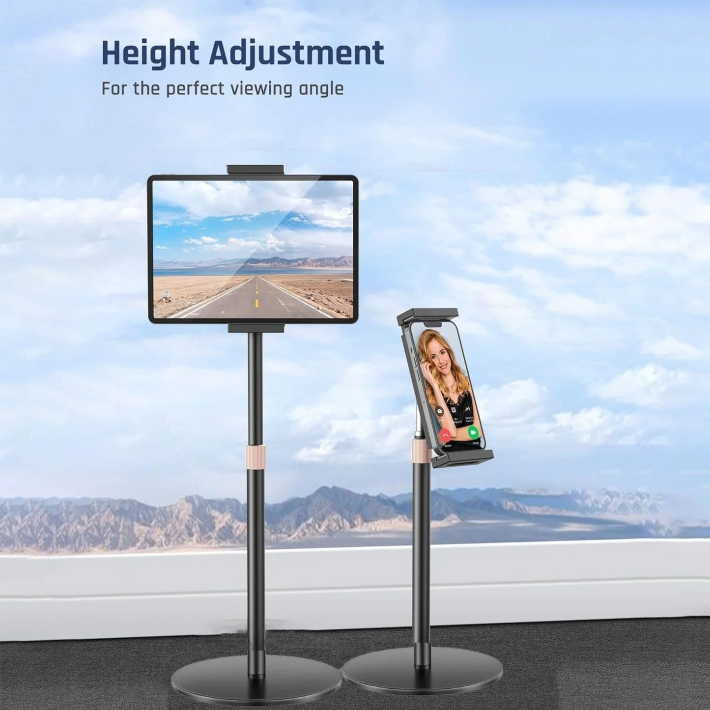 ADMOS 2 in 1 Adjustable Tablet Stand Holder
