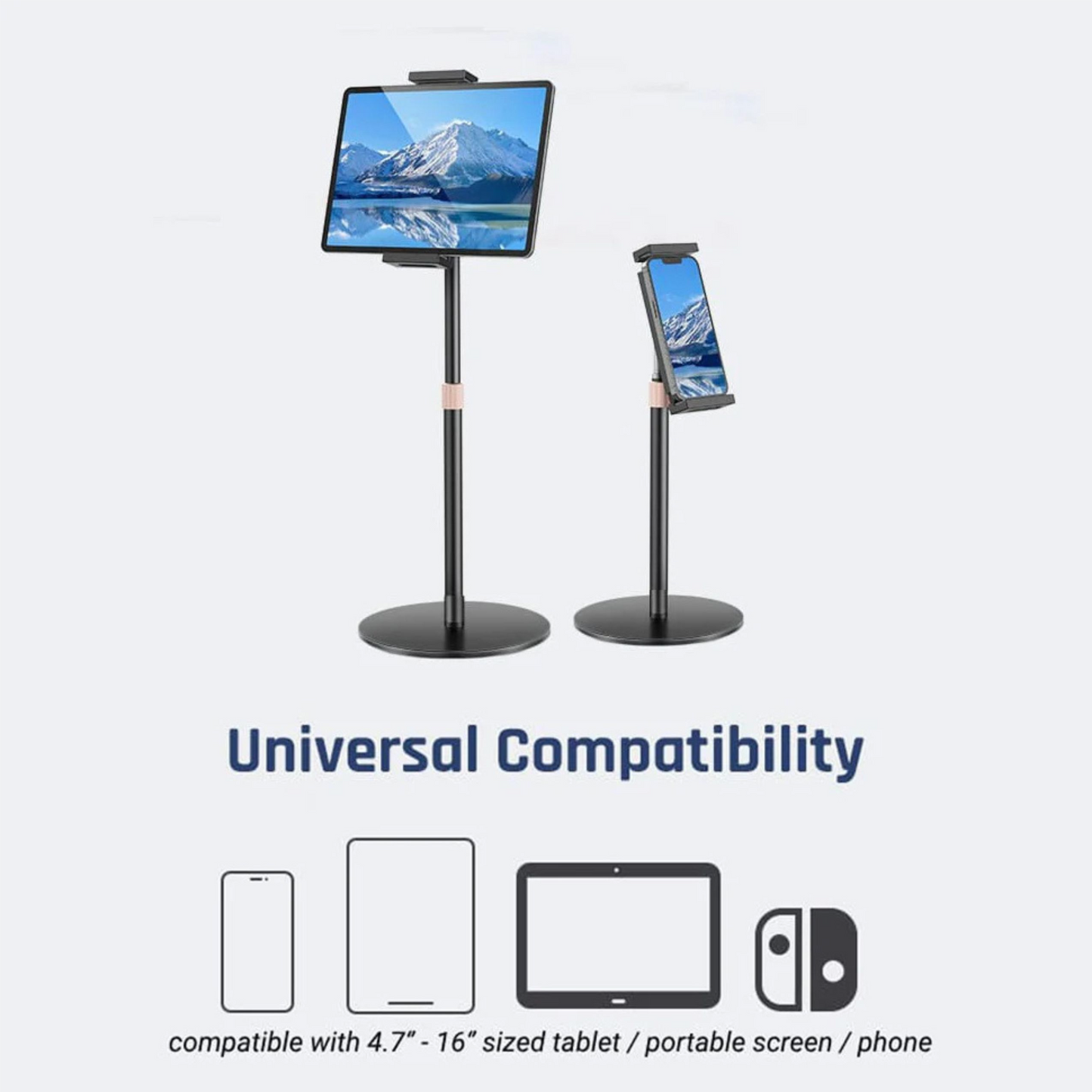 ADMOS 2 in 1 Adjustable Tablet Stand Holder